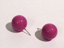 Load image into Gallery viewer, Lilac Purple Ball Stud Earrings
