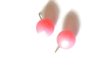 Load image into Gallery viewer, Pink Moonglow Ball Stud Earrings