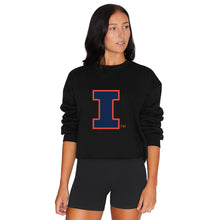 Load image into Gallery viewer, Illinois Fighting Illini Black Crewneck