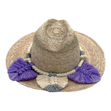 Load image into Gallery viewer, Indiana Palm Hat - Leaves Macrame Band