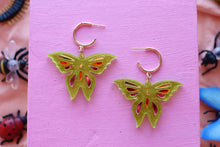 Load image into Gallery viewer, Green Shimmer Butterfly