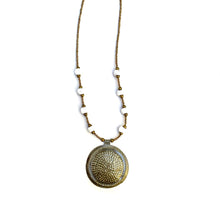 Load image into Gallery viewer, Steel Drum Medallion Necklace