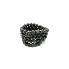 Load image into Gallery viewer, Simple Ceramic Bracelet- Charcoal Glaze