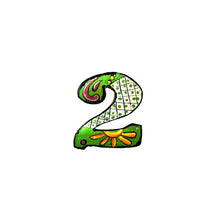 Load image into Gallery viewer, Painted Numbers - Green