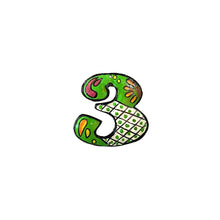 Load image into Gallery viewer, Painted Numbers - Green