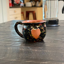 Load image into Gallery viewer, Calliope Heart Mug - Black Explosion