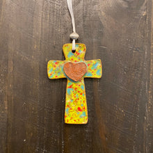 Load image into Gallery viewer, Calliope Heart Cross