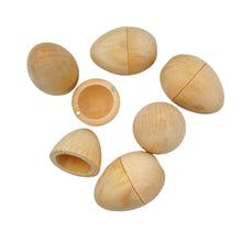 Load image into Gallery viewer, 6 Pcs Magnetic Natural Wooden Eggs
