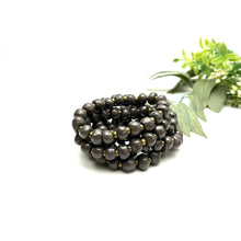 Load image into Gallery viewer, Simple Ceramic Bracelet- Rich Charcoal