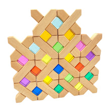 Load image into Gallery viewer, **Pre-order (Ships in 2-3 Weeks)**32 Pcs X-shape Blocks Set with Storage Tray