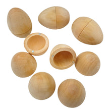 Load image into Gallery viewer, 6 Pcs Magnetic Natural Wooden Eggs