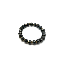 Load image into Gallery viewer, Simple Ceramic Bracelet- Charcoal Glaze