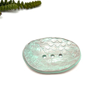 Load image into Gallery viewer, Oval Mint Lace Print Soap Dish