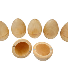 Load image into Gallery viewer, 6 Pcs Magnetic Natural Wooden Eggs