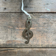 Load image into Gallery viewer, Treble Clef Ornament