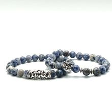 Load image into Gallery viewer, Color Therapy Calm Blue Jasper Bracelet