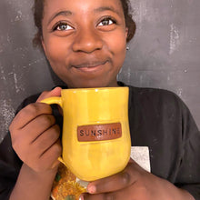 Load image into Gallery viewer, Sunshine Mug -  Speckled Yellow