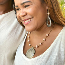 Load image into Gallery viewer, Steel Drum Medallion Necklace