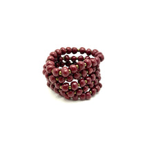 Load image into Gallery viewer, Simple Ceramic Bracelet- Very Berry