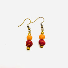 Load image into Gallery viewer, Antiqued Aromatherapy Earrings