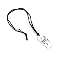 Load image into Gallery viewer, Recycled Aluminum Tag Necklace