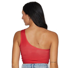Load image into Gallery viewer, Indiana Hoosiers Crimson One Shoulder Top