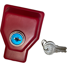 Load image into Gallery viewer, Red Random Keyed Gladhand Lock | GHL50030