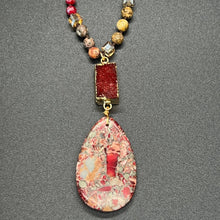 Load image into Gallery viewer, Red Imperial Jasper Passion &amp; Protection Necklace
