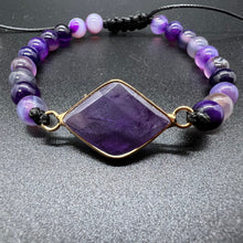 Load image into Gallery viewer, Amethyst Hope &amp; Dream Magnifier Bracelet
