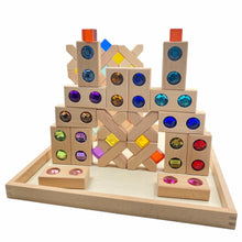 Load image into Gallery viewer, **Pre-order (Ships in 2-3 Weeks)**54 Pcs Combination Set with X-shape and Rectangular Gemmed Blocks and Lucite Cubes