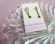 Load image into Gallery viewer, Eyes Full of Stars Titanium Chain Earrings