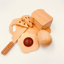 Load image into Gallery viewer, 30 Pcs Wooden Fruits and Vegetables Cutting Playset