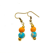 Load image into Gallery viewer, Antiqued Aromatherapy Earrings