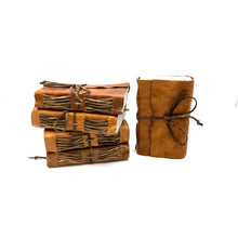 Load image into Gallery viewer, Small Handmade Journal- Brown Leather