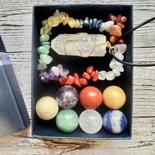 Load image into Gallery viewer, 7 Chakra Well-Being Crystal Box