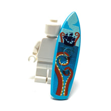 Load image into Gallery viewer, B3 Customs® Printed Kraken Surfboard made from LEGO® bricks