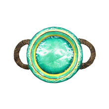 Load image into Gallery viewer, Small Green Tray - Round