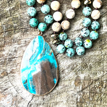 Load image into Gallery viewer, Triple Jasper Vitality &amp; Detox Necklace