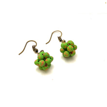 Load image into Gallery viewer, Micro-bead Ceramic Popcorn Earrings