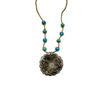 Load image into Gallery viewer, Fleur Medallion Necklace