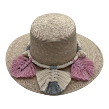 Load image into Gallery viewer, Naples Palm Hat - Leaves Macrame Band