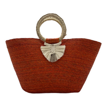 Load image into Gallery viewer, Woven Palm Beach Tote