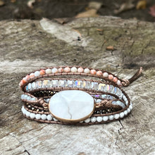 Load image into Gallery viewer, White Turquoise "Soothe Your Nerves" Bracelet