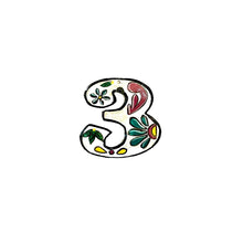Load image into Gallery viewer, Painted Numbers - White