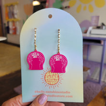 Load image into Gallery viewer, Let It Be Pink Earrings