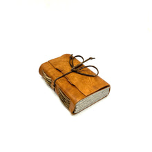 Load image into Gallery viewer, Small Handmade Journal- Brown Leather