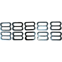 Load image into Gallery viewer, 1" Dull Black Resin Stamped Steel Slide 20 PACK | SLIDE1BLK3100