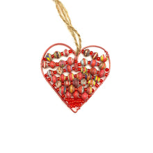 Load image into Gallery viewer, Paper Wire Heart Ornament