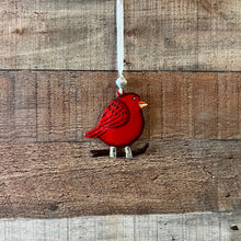 Load image into Gallery viewer, Fat Red Bird Ornament