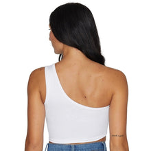 Load image into Gallery viewer, Indiana Hoosiers White One Shoulder Top